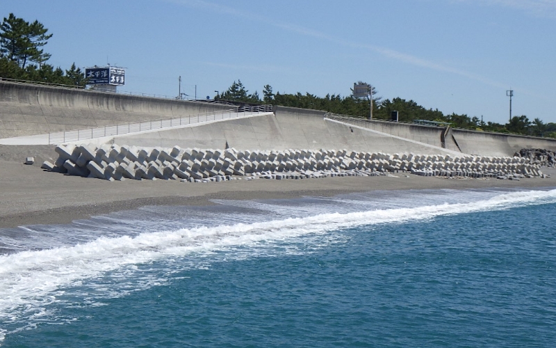 長浜海岸堤防災害復旧工事